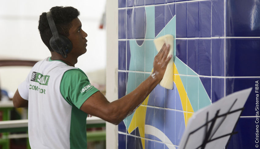 aplicacao revestimento ceramico