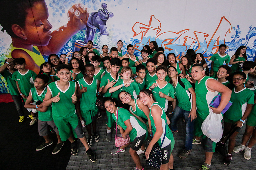 forum mundial da agua alunos do sesi df